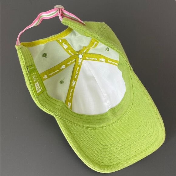 New Era Women's Lime Green & Pink Boston Red Sox Baseball Hat Cap Street Casual - Picture 8 of 10